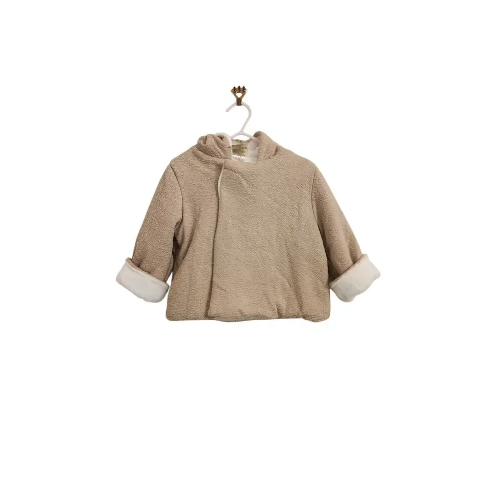 NWT First Impressions Unisex Faux Sherpa Lined Hooded Jacket 18 Months